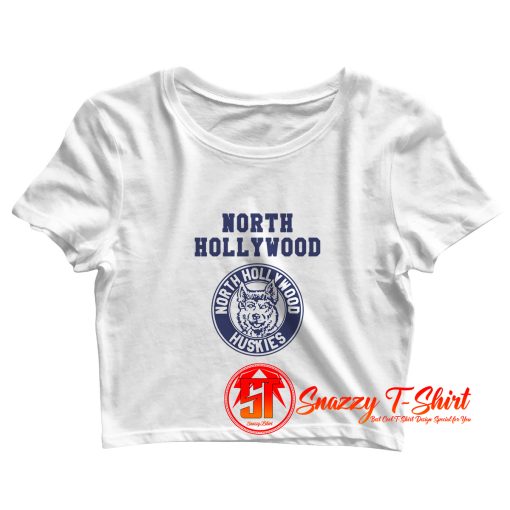 North Hollywood huskies Crop Top Shirt