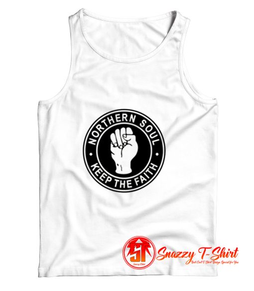 Northern Soul Keep The Faith Logo Tank Top