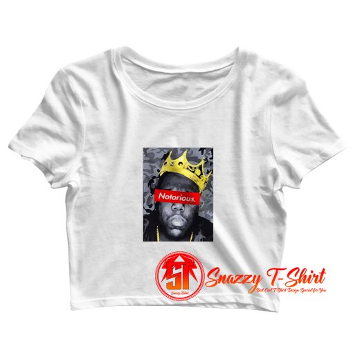 Notorious Big Biggie Crop Top Shirt