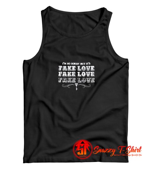 Official BTS Fake Love Album Tank Top