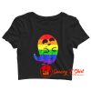 Official Ghost Halloween Gay Funny Scary Crop Top Shirt