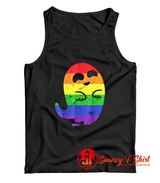 Official Ghost Halloween Gay Funny Scary Tank Top