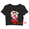 Official Kansas City Chiefs Peanuts Crop Top Shirt