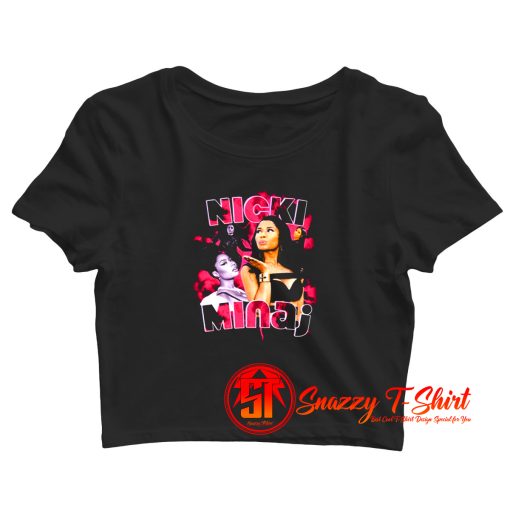 Official Vintage Nicki Minaj Pink Crop Top Shirt