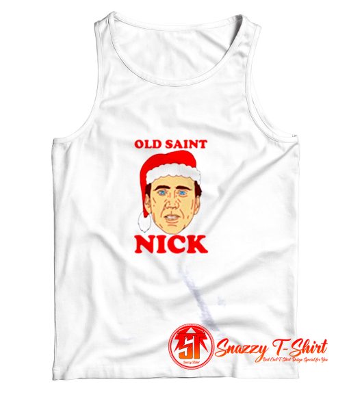 Old Saint Nick Christmas Tank Top