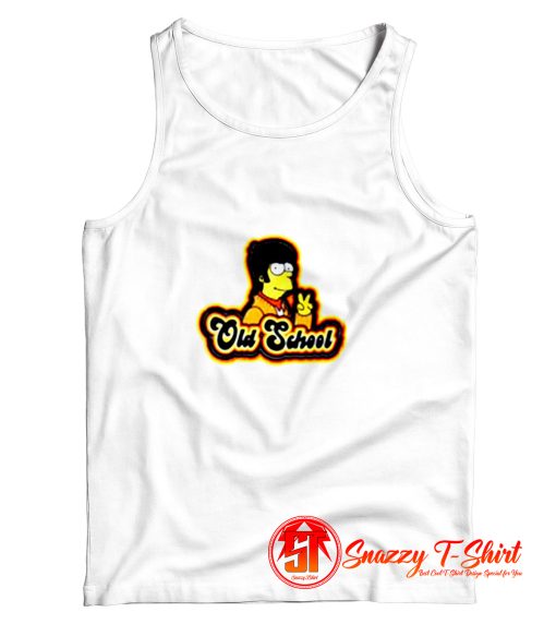 Old School Homer Simpson Funny Tank Top