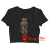 Owl Shirt Awesome Brocade Owl Crop Top Shirt