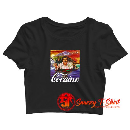 PABLO ESCOBAR MEDELLIN KOKAIN Crop Top Shirt