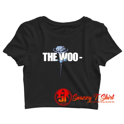 POP SMOKE X VLONE The Woo Logo Crop Top Shirt