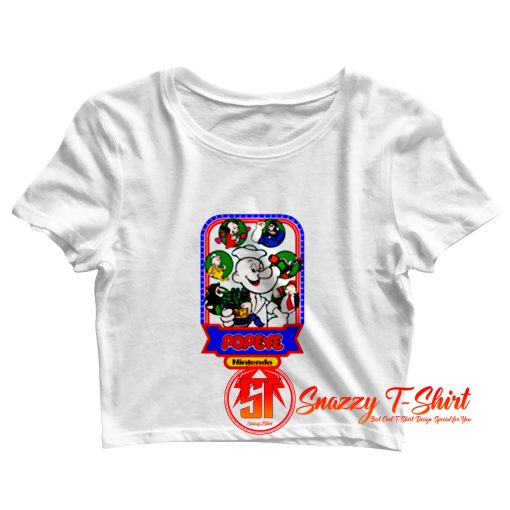 POPEYE Nintendo 1982 Classic Crop Top Shirt