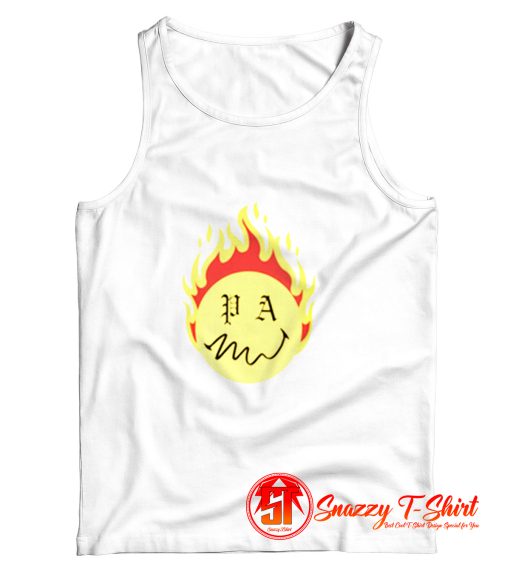 Palm Angels Flame Burning Head Tank Top