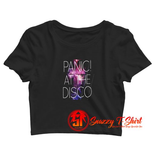 Panic At The Disco Galaxy Crop Top Shirt