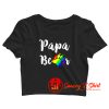 Papa Bear Crop Top Shirt