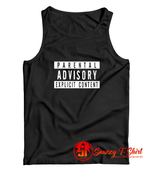 Parental Advisory Explicit Content Tank Top