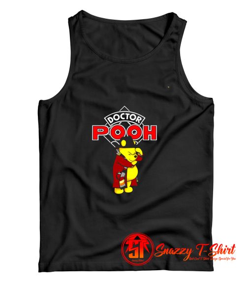 Parody Doctor Who And Winnie The Pooh Tank Top