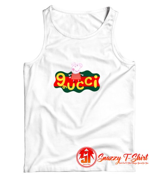 Parody Peppa Pig X Gucci Logo Tank Top