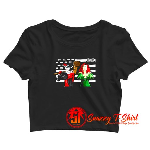 Parody Siren Dreams Gotham City Harley Quinn Crop Top Shirt