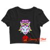 Pastel Goth Hail Satan Crop Top Shirt