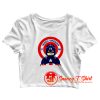 Patriotic Supersoldier Crop Top Shirt