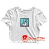 Peace Illustration Crop Top Shirt