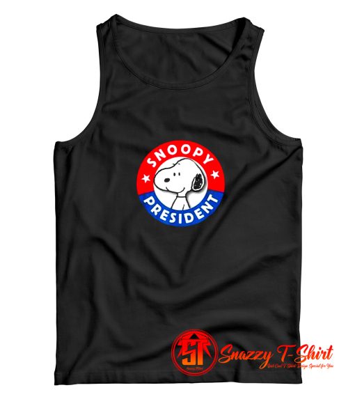 Peanuts Snoopy For President Tank Top