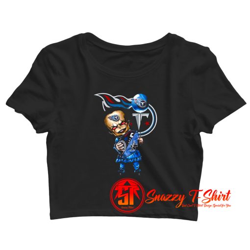 Pennywise hugging Tennessee Titans Crop Top Shirt