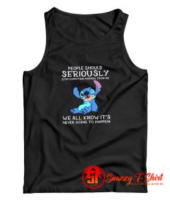 People Should Not Expecting Normal From Me Stitch Tank Top