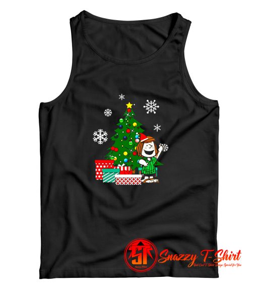 Peppermint Patty Around The Christmas Tree Peanuts Tank Top