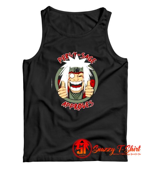 Pervy Sage Approves Jiraiya From Naruto Tank Top