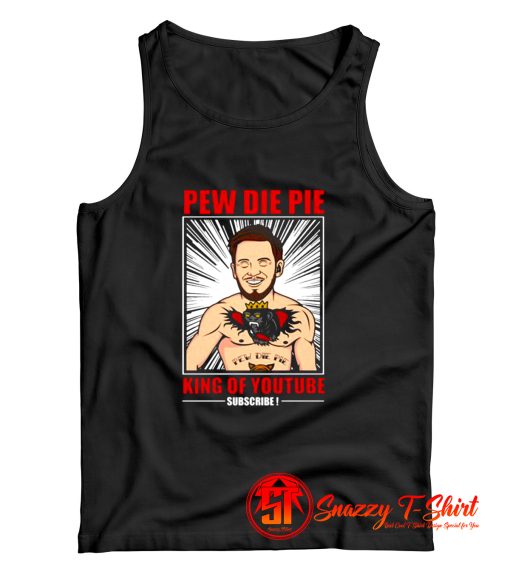 Pew Die Pie King of Youtube Tank Top