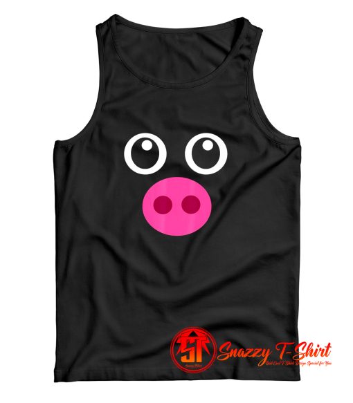 Pig Face Costume Tank Top