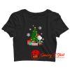 Pig Pen Peanuts Around The Christmas Tree Crop Top Shirt