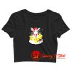 Pikachu Snowman Christmas Holiday Crop Top Shirt