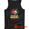 Pilot Airplane Mechanic Brain Tank Top