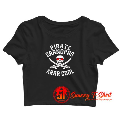 Pirate Grandpa Crop Top Shirt