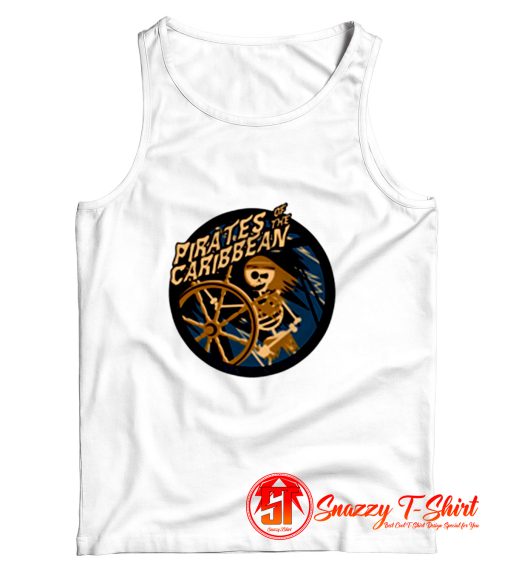 Pirates of the Caribbean brown and blue Tank Top