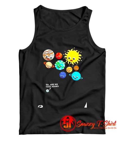 Pluto Planet Solar System Dwarf Planets Space Astronaut Tank Top