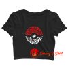 Pokeball Pokemon Character Crop Top Shirt