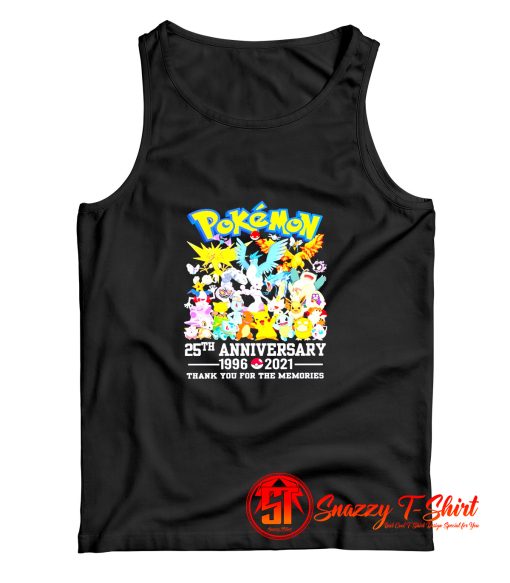 Pokemon 25th Anniversary 1996 2021 Tank Top