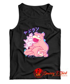 Pokemon Slowpoke and Slowbro Tank Top