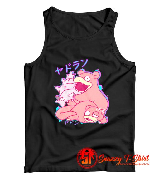 Pokemon Slowpoke and Slowbro Tank Top