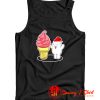 Polar Bear With Hat And Soft Ice Cream Tank Top