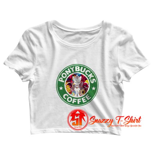 Ponybucks Coffee Crop Top Shirt