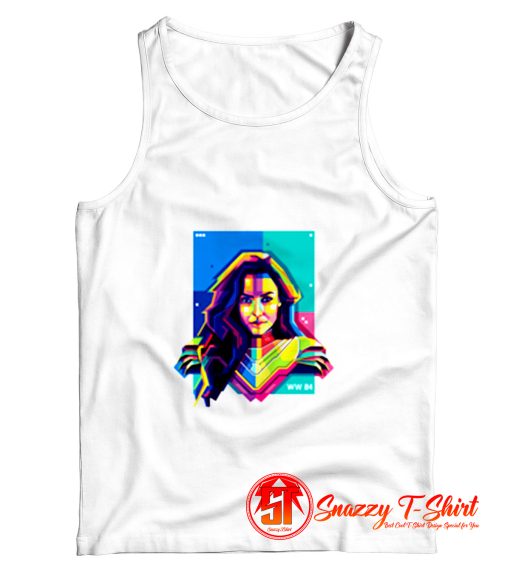 Pop Art Gal Gadot Wonder Women 84 Tank Top