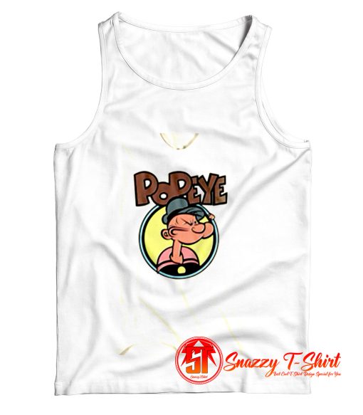 Popeye The Sailorman Halftone Comic Tank Top