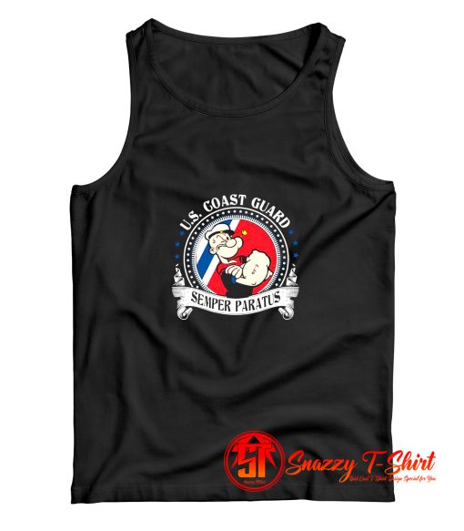 Popeye US Coast Guard Semper Paratu Tank Top