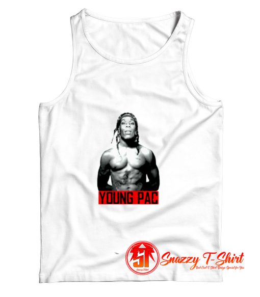 Potrait Young Pac Thug Life Tank Top