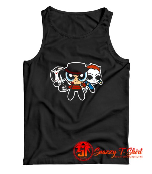 Power Puff Serial Killers Halloween Tank Top