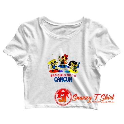 Powerpuff Girls Cancun Novelty Crop Top Shirt