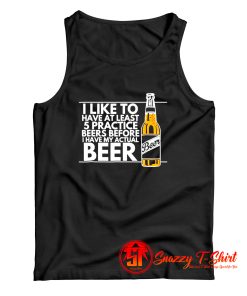 Practice Beers Tank Top